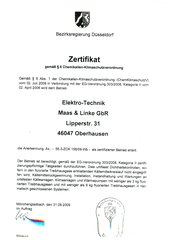 Elektro-Technik Maas & Linke GbR - ChemKlimaschutzV
